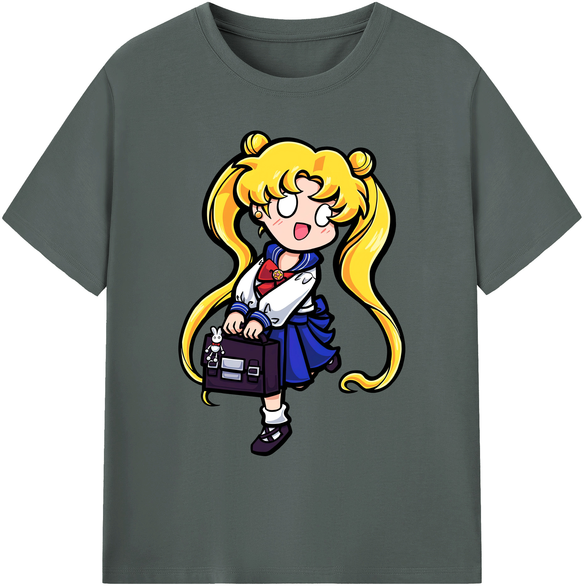 （画像用） 美少女戦士セーラームーン 愛野 美奈子 あいの みなこ Sailor Moon Aino Minako 綿100％ メンズ半袖Tシャツ｜肌触りやわらか＆通気性